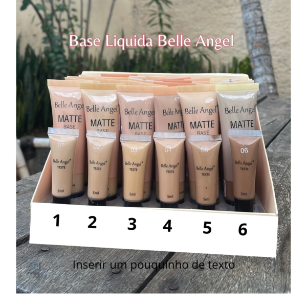 Base Líquida Facial Efeito Mate  Belle Angel 6 Opções De Tons - B110 - Image 2