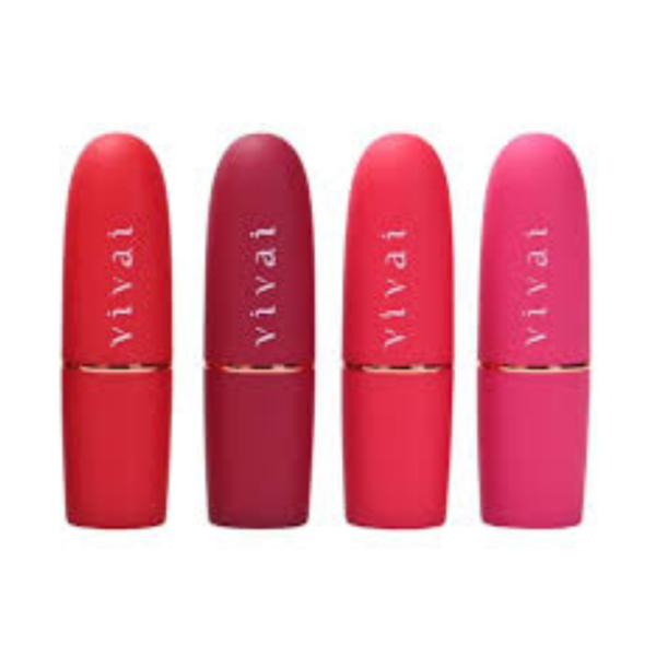 Batom Ovo Matte Hidratante - Longa Duração 8 Cores- Vivai - Image 4