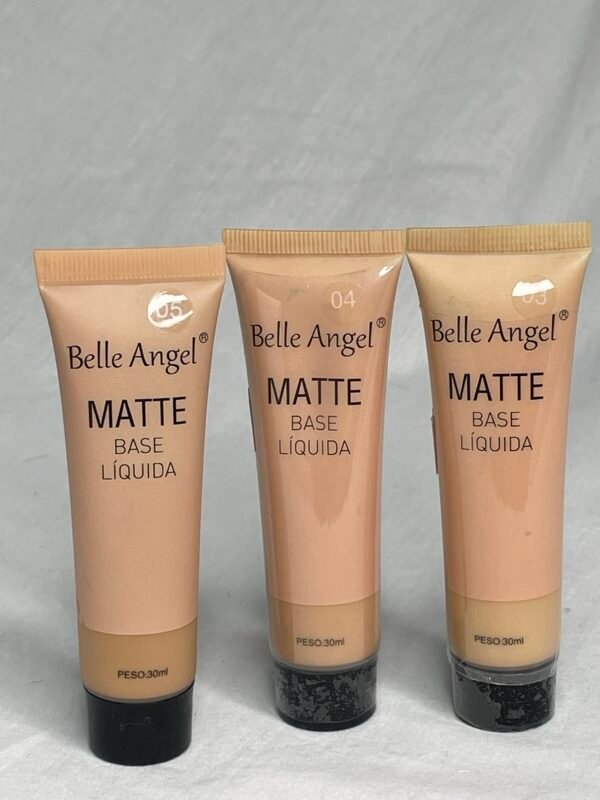 Base Líquida Facial Efeito Mate  Belle Angel 6 Opções De Tons - B110 - Image 5