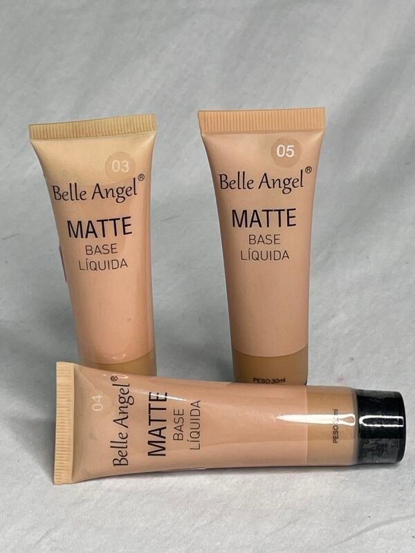 Base Líquida Facial Efeito Mate  Belle Angel 6 Opções De Tons - B110 - Image 3
