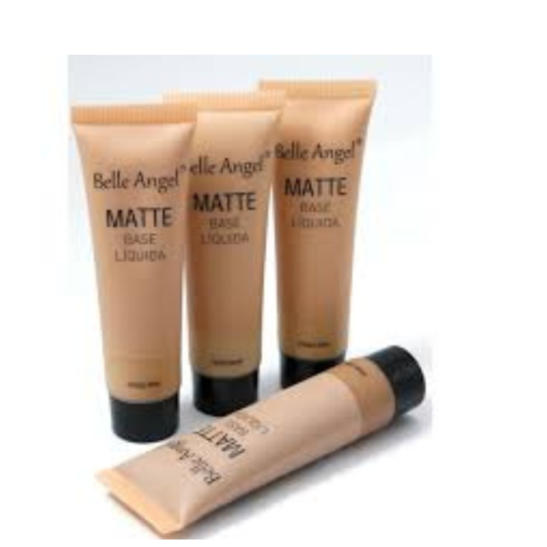 Base Líquida Facial Efeito Mate  Belle Angel 6 Opções De Tons - B110