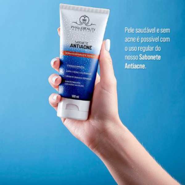 Sabonete Liquido Antiacne Phallebeauty 100ml - Image 4