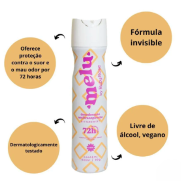 Desodorante Antitranspirante Melu by Ruby Rose 150ml - Image 4
