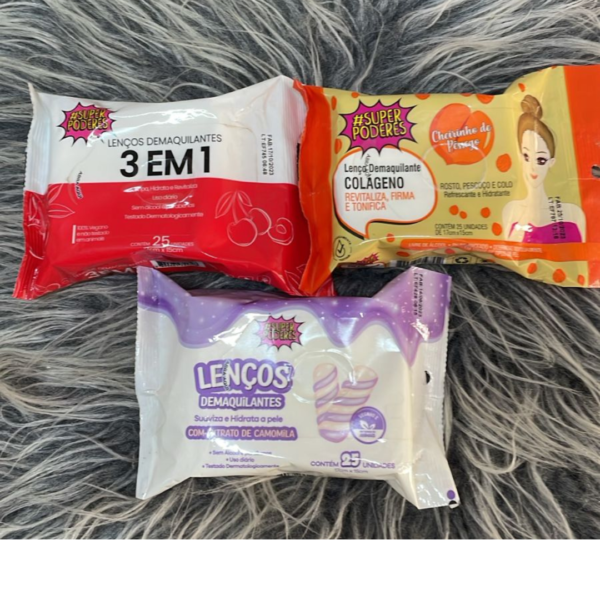 Lenços Demaquilantes Umedecidos Super Poderes c/25 unidades - Image 3