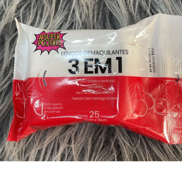 Lenços Demaquilantes Umedecidos Super Poderes c/25 unidades - Image 4