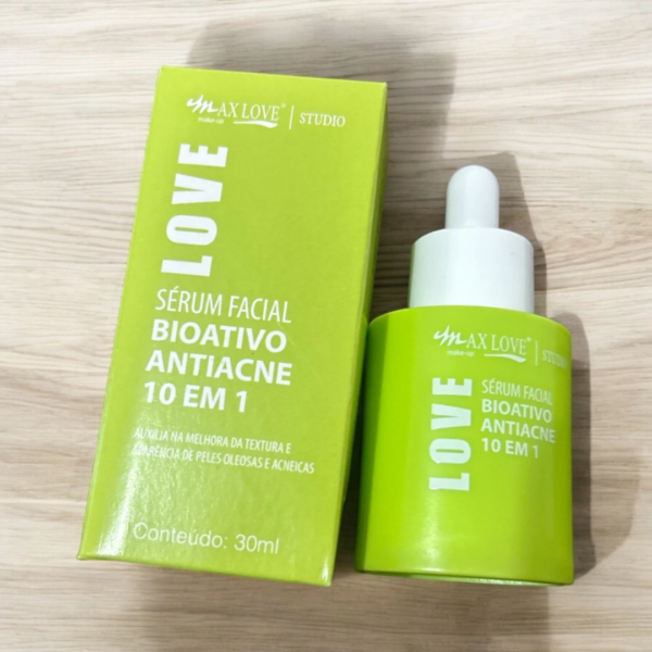 Serum Facial Bioativo Antiacne 10 em 1 Max Love 30ml - Image 2