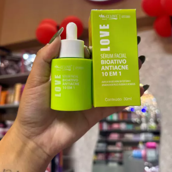 Serum Facial Bioativo Antiacne 10 em 1 Max Love 30ml - Image 3