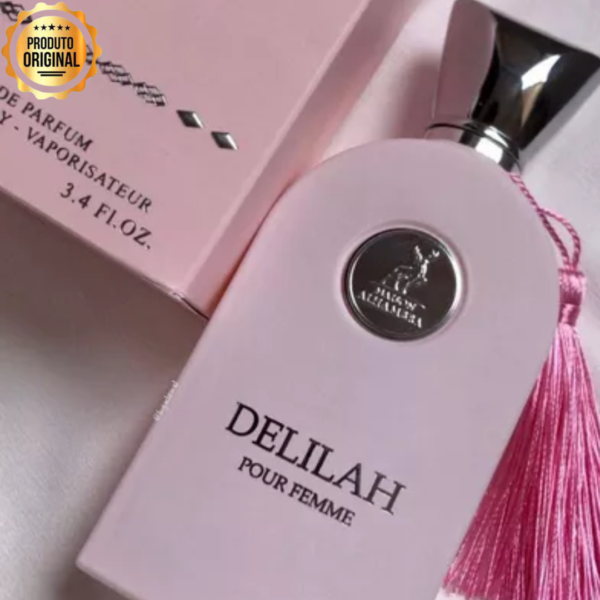Perfume Arabe Feminino Delilah Pour Femme Maison Alhambra EAU PARFUM 100ml - Original - Image 3